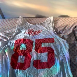 Logic jersey tank top